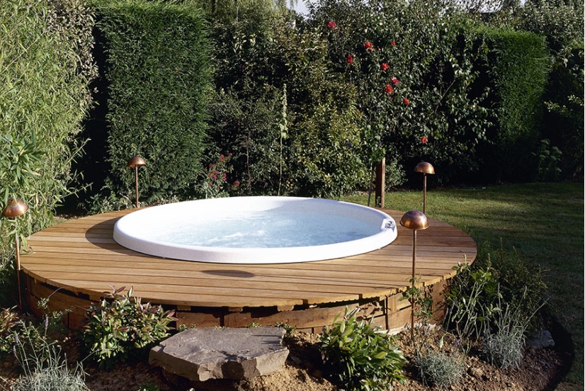 BaseCore Geocell for Hot Tubs Backyard Bases Projects