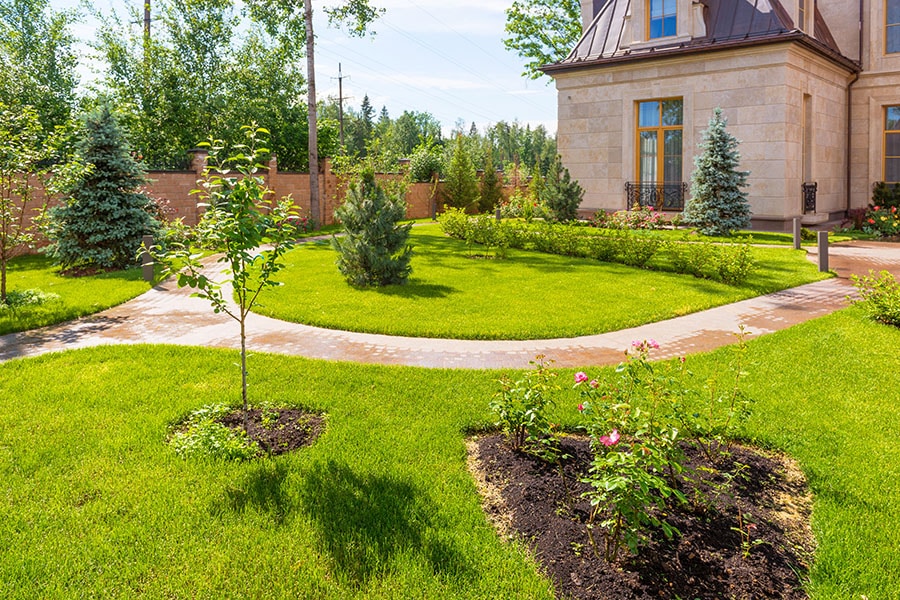 modern landscape edging