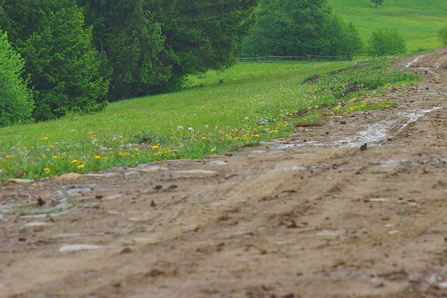 how to fix muddy yard