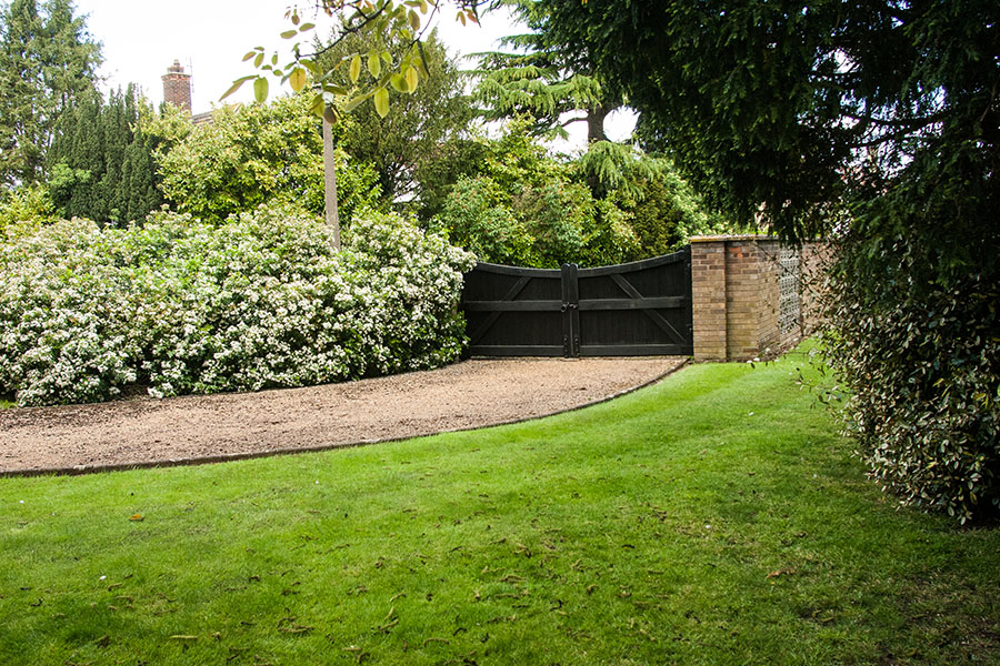 diy driveway edging