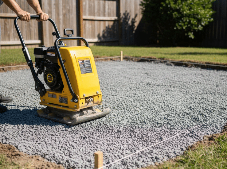 Installing BaseCore geocell panels for pickleball court surface stabilization