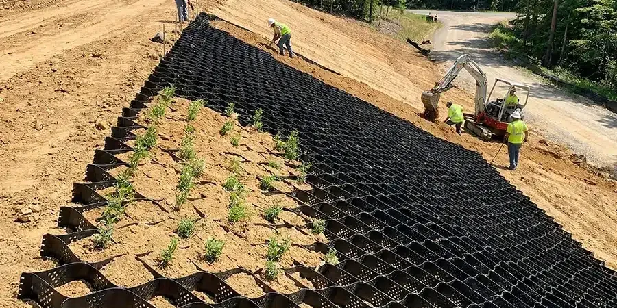 landscape slope erosion control