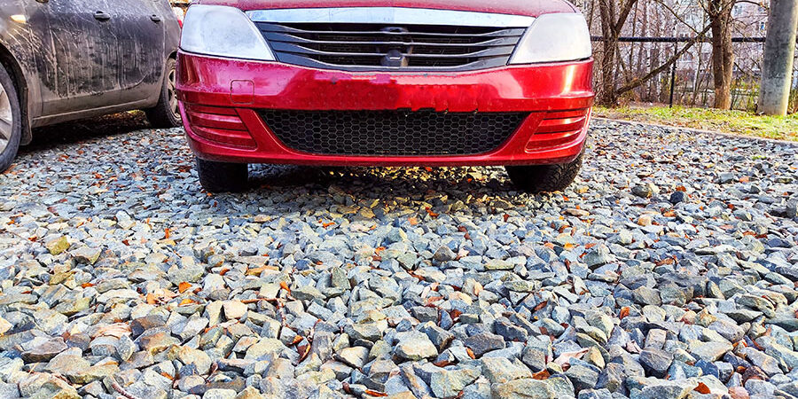 gravel driveway edging