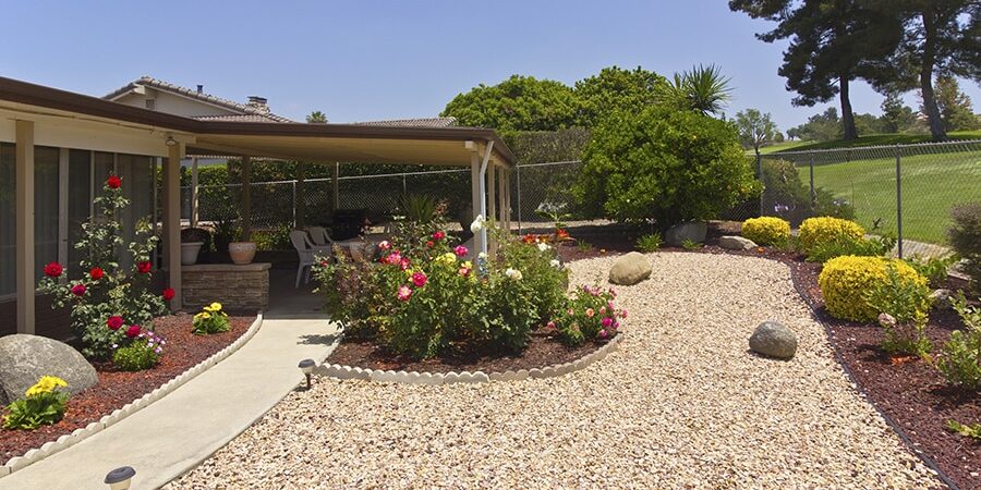 gravel patio problems