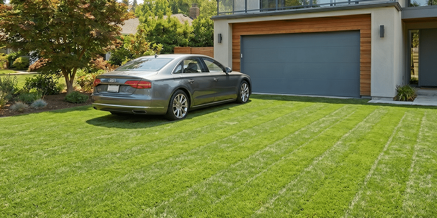 grass paver driveway