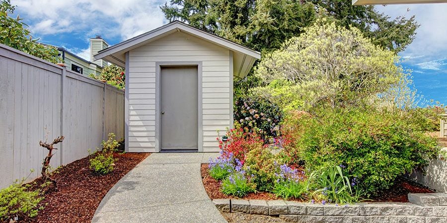 how to build shed base on uneven ground