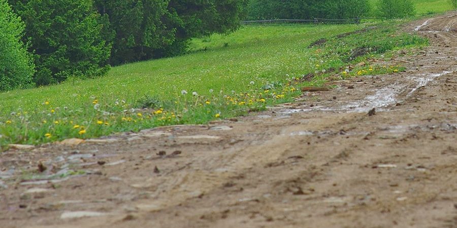 how to fix muddy yard